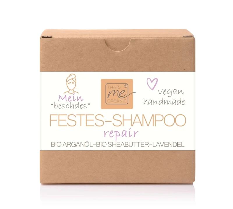 Festes Shampoo "repair" für trockenes, lockiges & strapaziertes Haar 40g handgemacht! Low-POO (vegan)