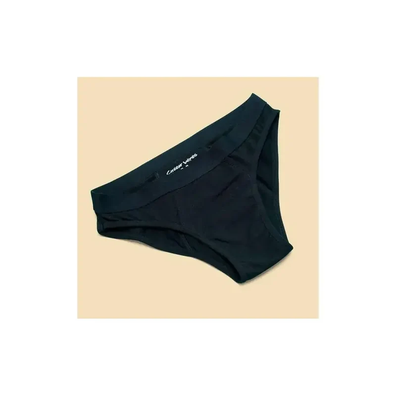 Cheeky Wipes Menstruatie ondergoed Feeling Sporty zw maat 32-34