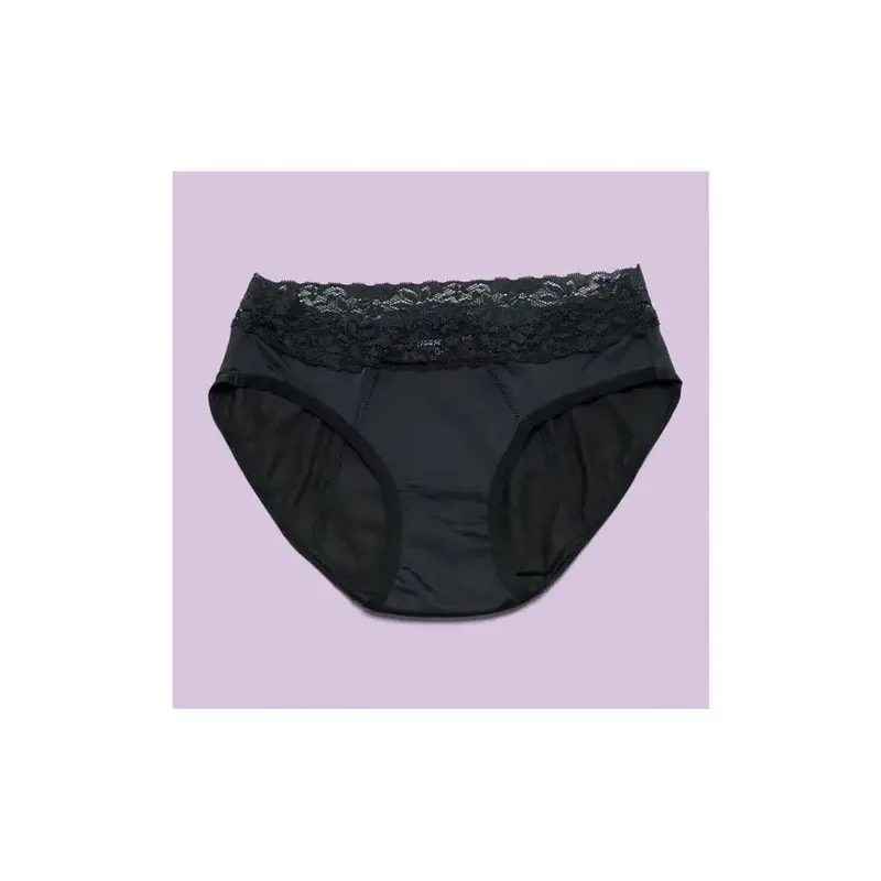 Cheeky Wipes Menstruatie ondergoed Feeling Pretty zw maat 36-38