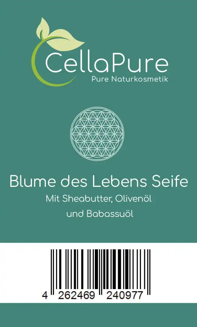 CellaPure Blume des Lebens Seife
