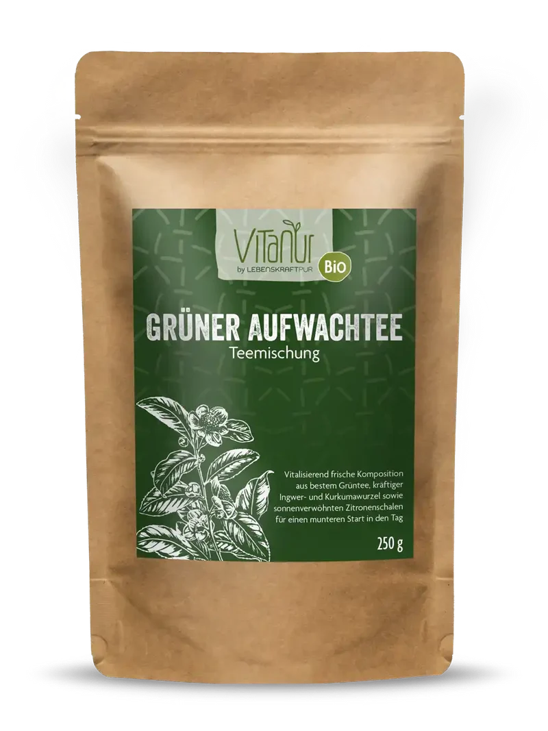 Bio Grüner Aufwachtee Teemischung