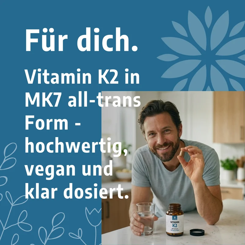Vitamin K2 Kapseln (MK7 all-trans) – 120 Kapseln