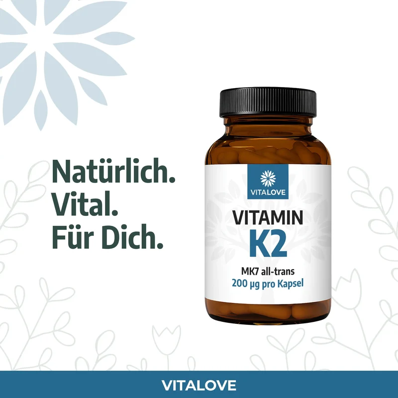 Vitamin K2 Kapseln (MK7 all-trans) – 120 Kapseln