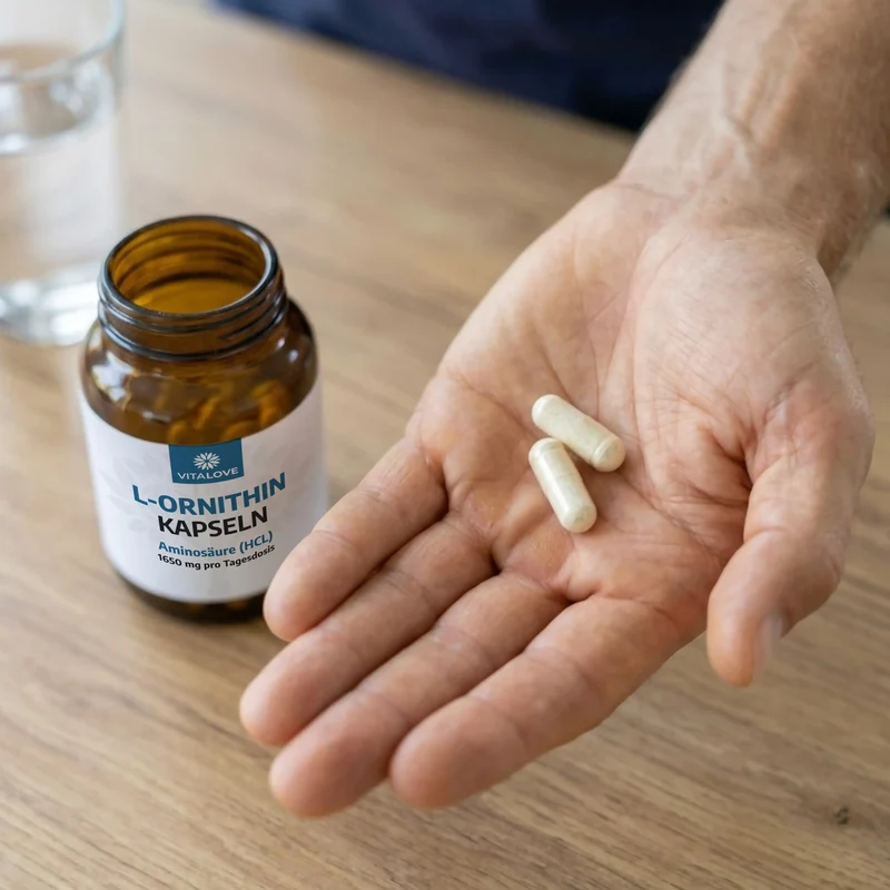 L-Ornithin HCL Kapseln – 120 Kapseln