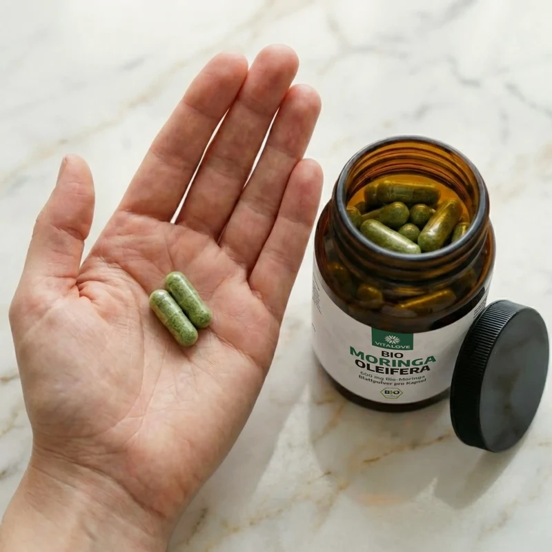 Bio Moringa Oleifera Kapseln – 100 Kapseln