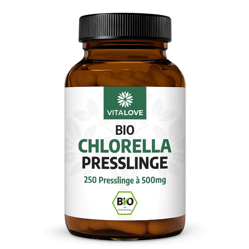 Bio Chlorella Presslinge 500 mg – 250 Presslinge