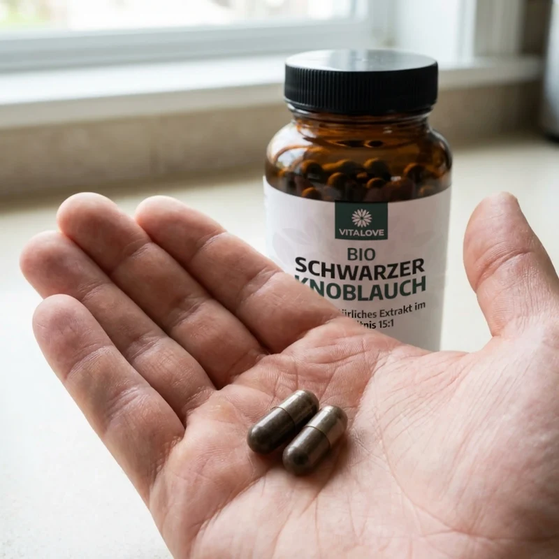 Bio Schwarzer Knoblauch Extrakt (15:1) – 120 Kapseln