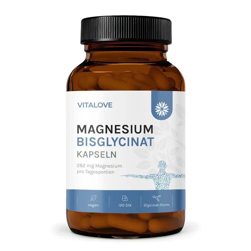 Magnesium Bisglycinat Kapseln – 120 Kapseln