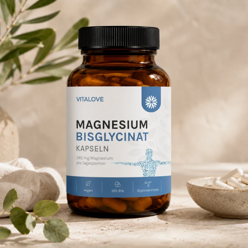 Magnesium Bisglycinat Kapseln – 120 Kapseln