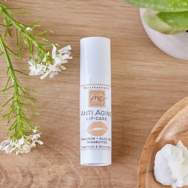 ANTI-AGING LIP-CARE Lippenpflegestift mit Propolis, Hyaluron, Aloe Vera + Sheabutter