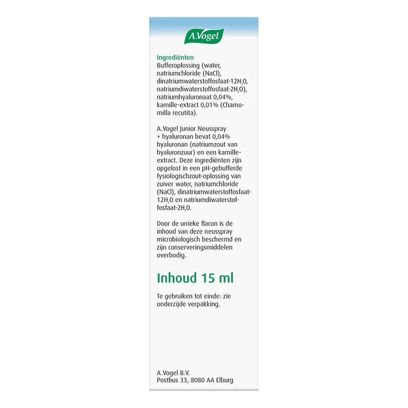 A Vogel Junior neusspray 15 ml