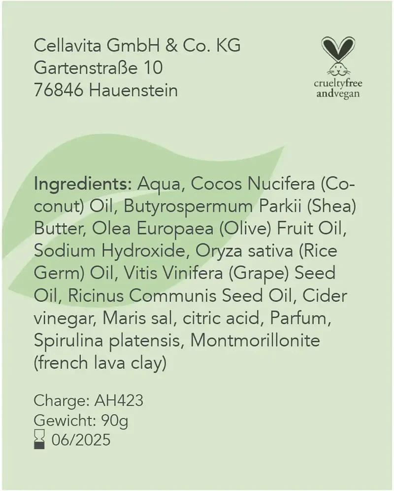 CellaPure Algen Haarseife