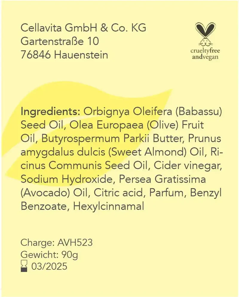CellaPure Aloe Vera Haarseife