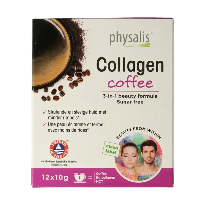 Physalis Collagen coffee 10 gram 12 stuks