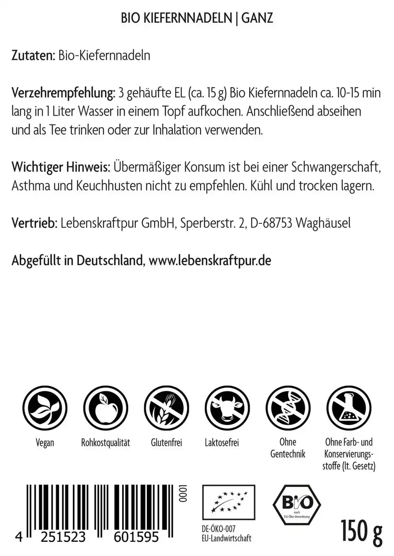 Bio Kiefernnadeln Ganz