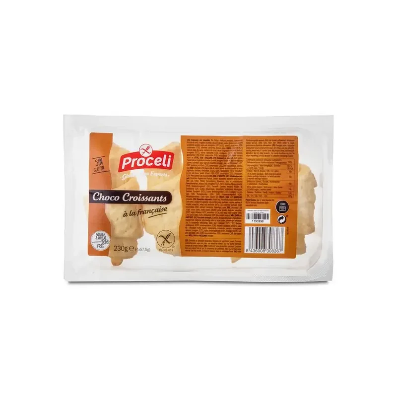 Proceli Croissant choco 4 stuks 230 gram