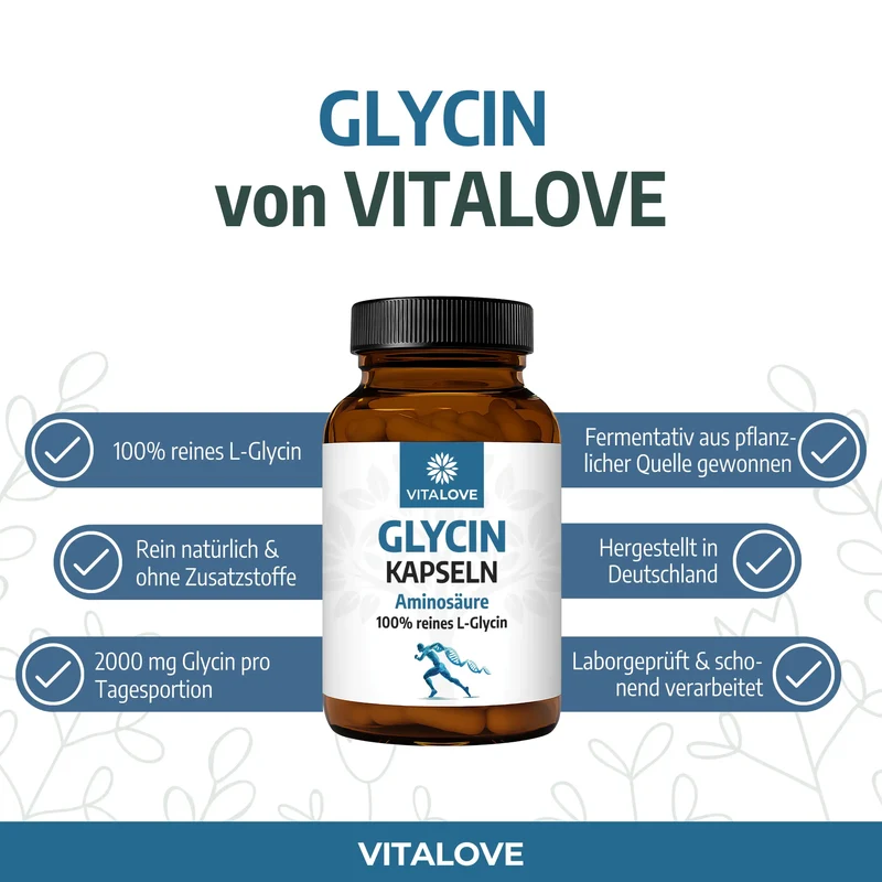 Glycin Kapseln – 180 Kapseln