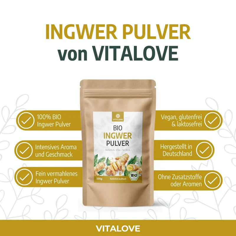 Bio Ingwerpulver – 500 g