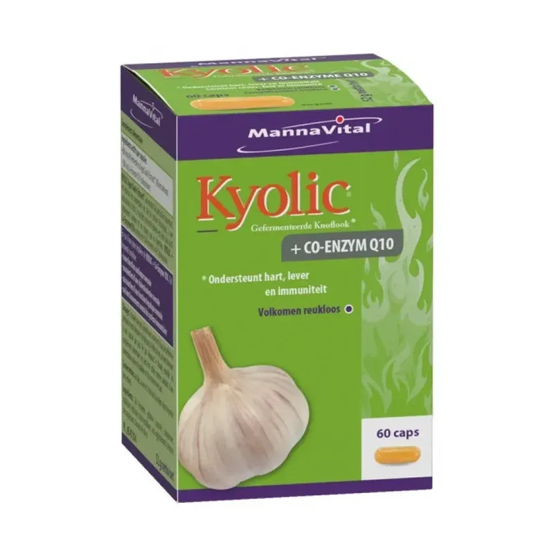 Mannavital Kyolic + co-enzym Q10 60 vcaps