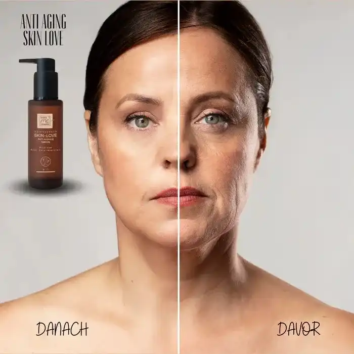 SKIN-LOVE - Wildrosen Serum mit Aloe Vera & Hyaluron Bio-Naturkosmetik 100m