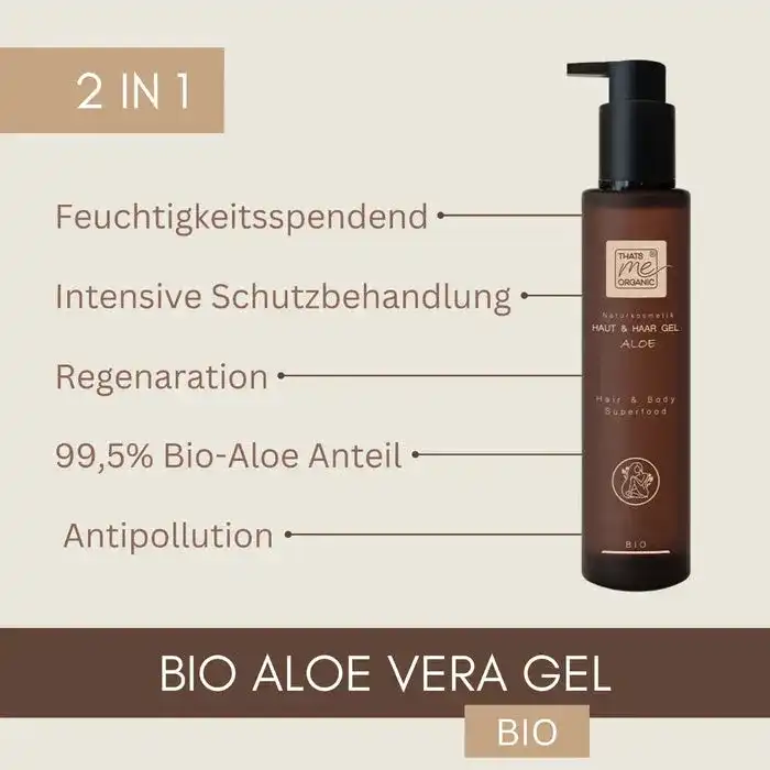 BIO-Aloe Vera Gel 2in1 Hair & Body Superfood 200ml BIO-Naturkosmetik