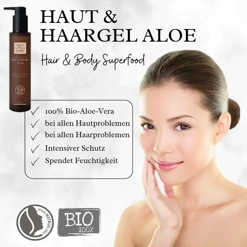 BIO-Aloe Vera Gel 2in1 Hair & Body Superfood 200ml BIO-Naturkosmetik