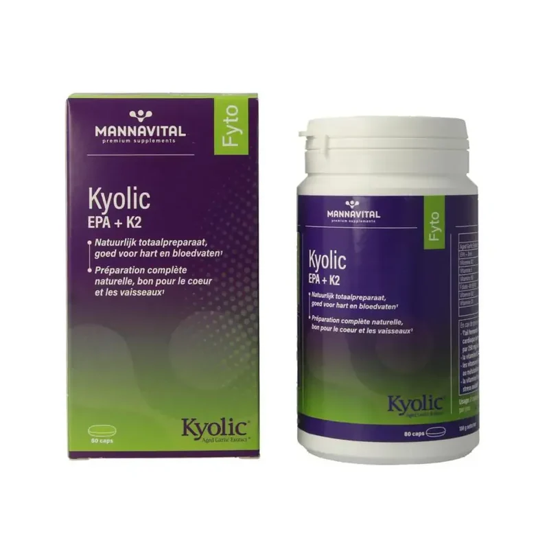 Mannavital Kyolic EPA & K2 80 vcaps