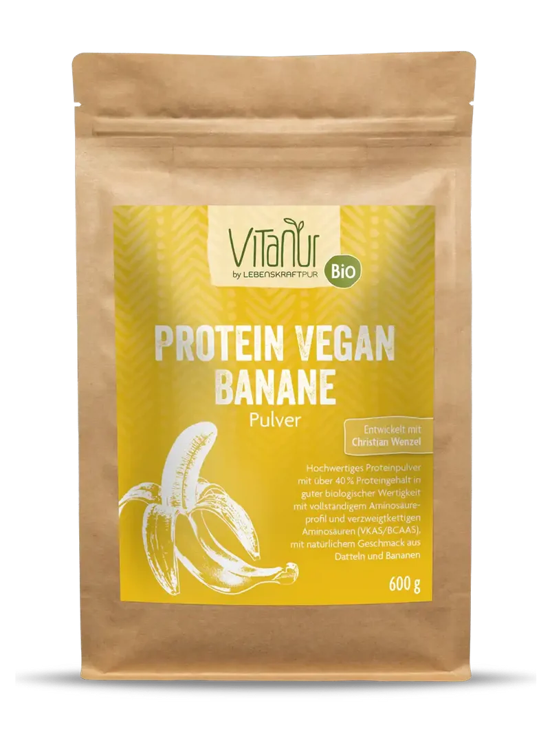 Bio Protein Vegan Banane Pulver
