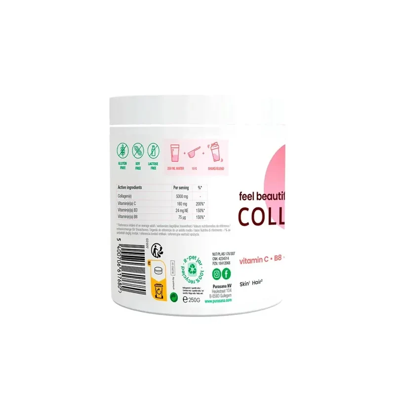 Purasana Beauty collagen watermelon 250 gram