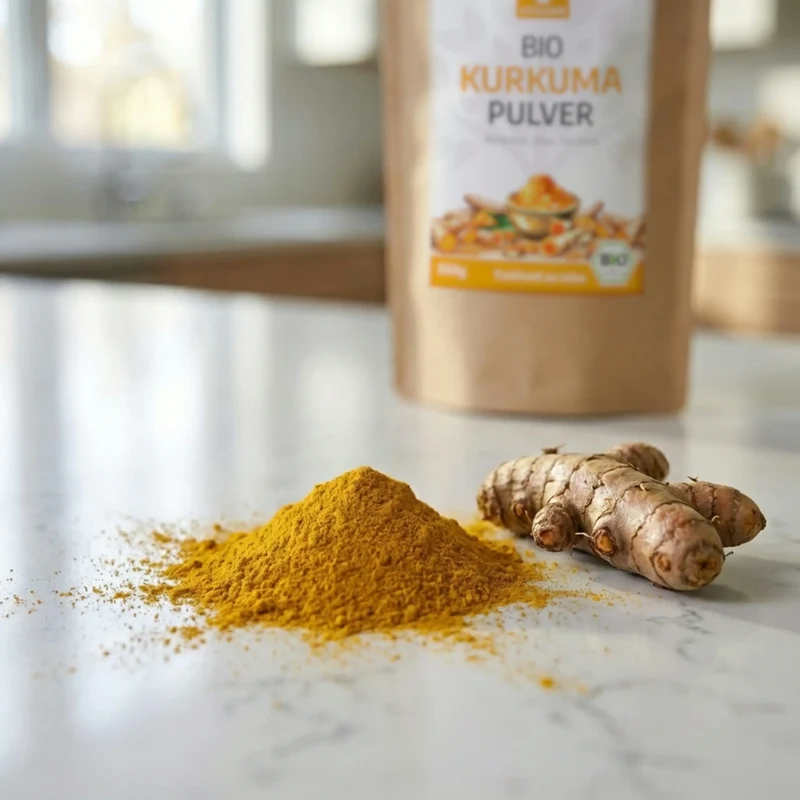Bio Kurkumapulver (aus Indien) – 500 g