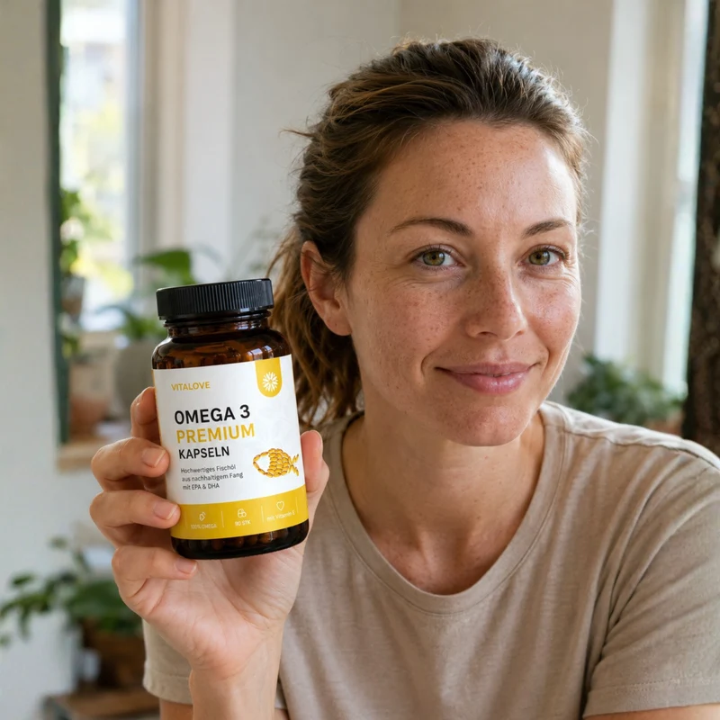 Omega 3 Fischöl Kapseln mit EPA und DHA – 90 Stück