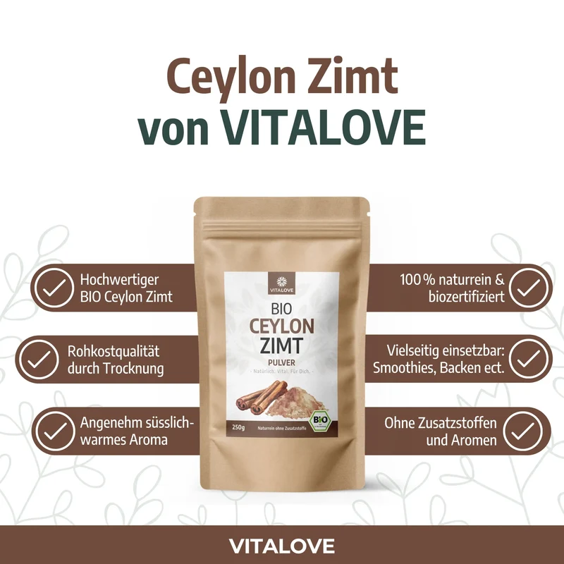 Bio Ceylon Zimt – 250 g