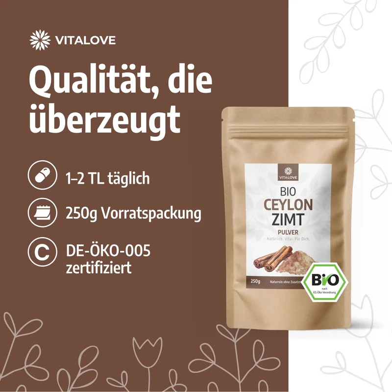 Bio Ceylon Zimt – 250 g