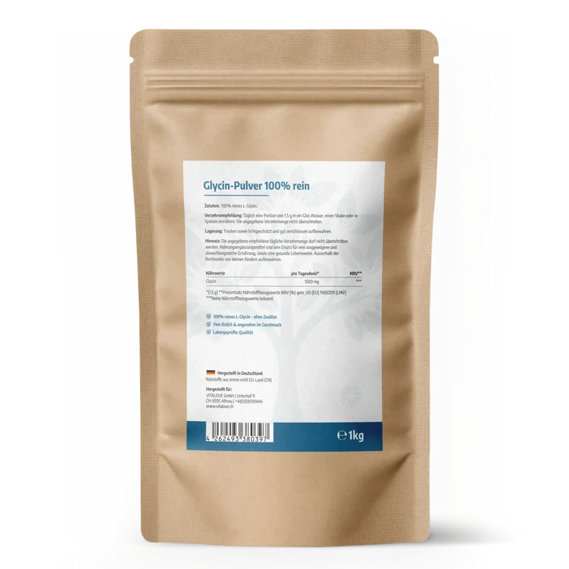 Glycin Pulver (Aminosäure) – 1 kg