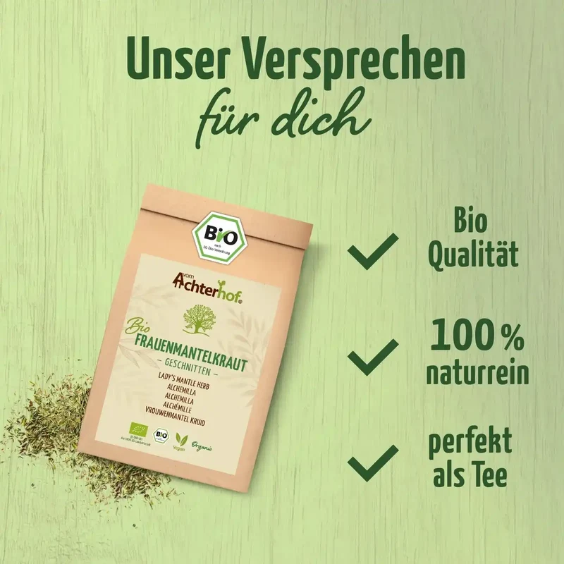 Frauenmantelkraut geschnitten Bio