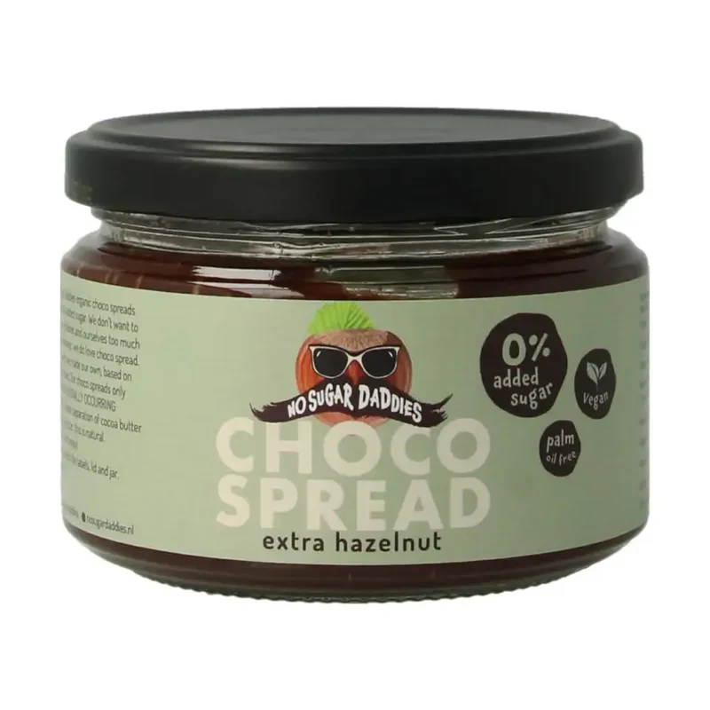 No Sugar Daddies Chocopasta hazelnoot 200 gram