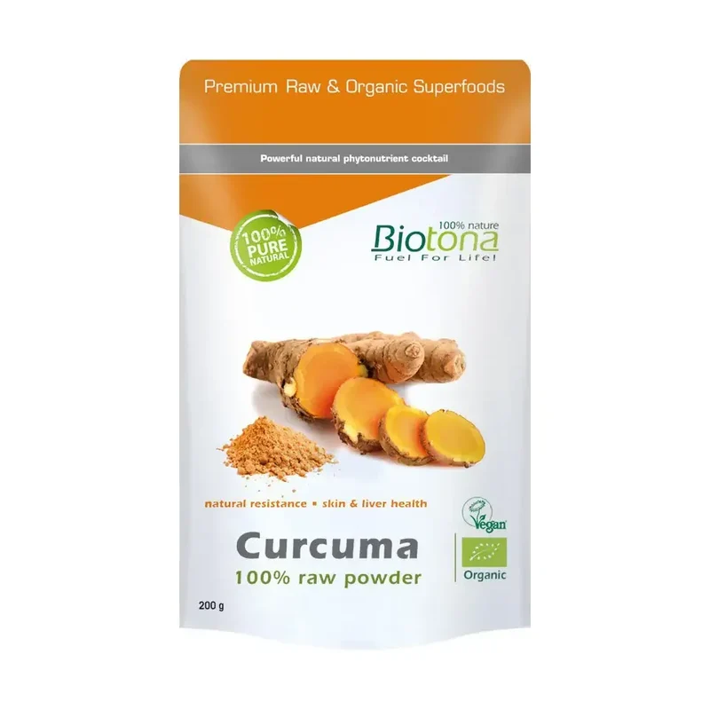 Biotona Curcuma raw powder 200 gram