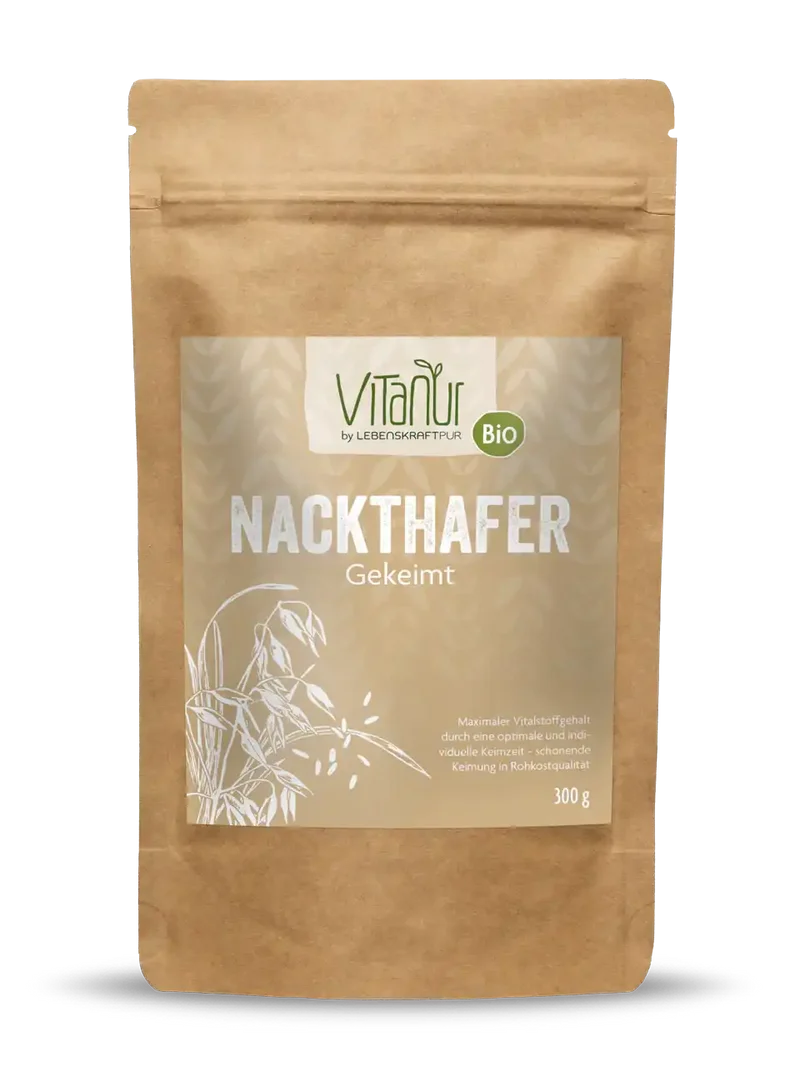 Bio Nackthafer Gekeimt