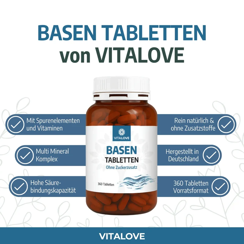 Basentabletten (Multi-Mineral-Komplex) – 360 Tabletten