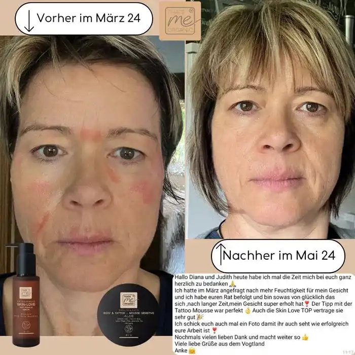 BIO-Body & Tattoo-Mousse sensitive Aloe mit Hyaluron 200ml Naturkosmetik
