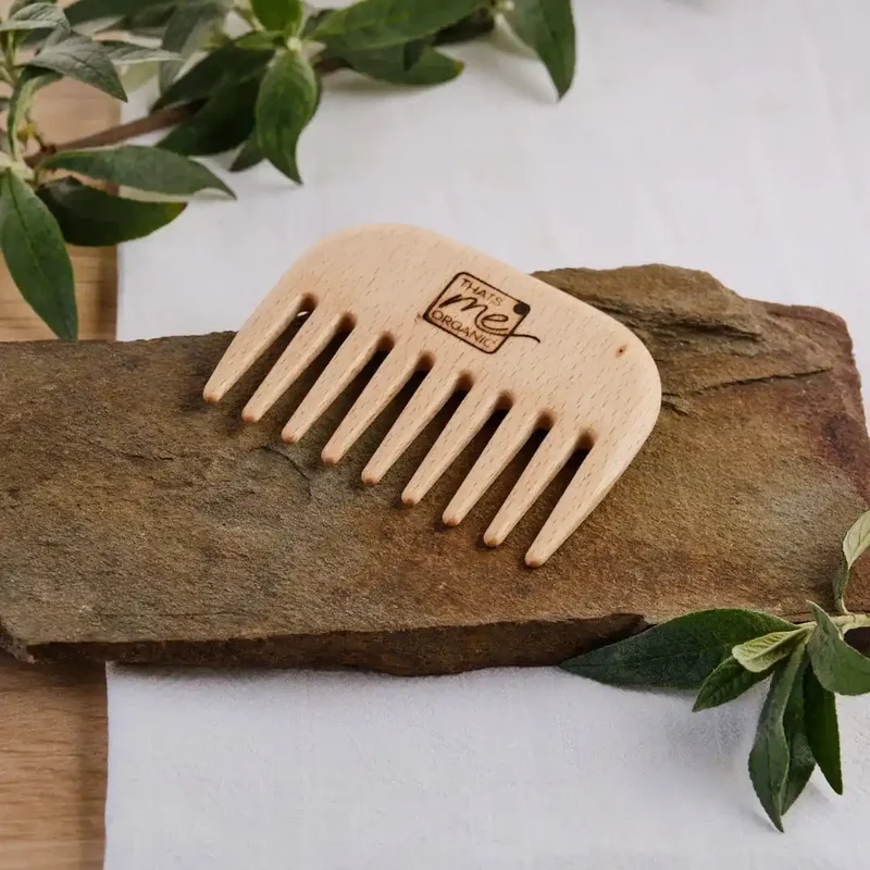 Profi-Haarkamm "Lockenpracht" aus Buchenholz