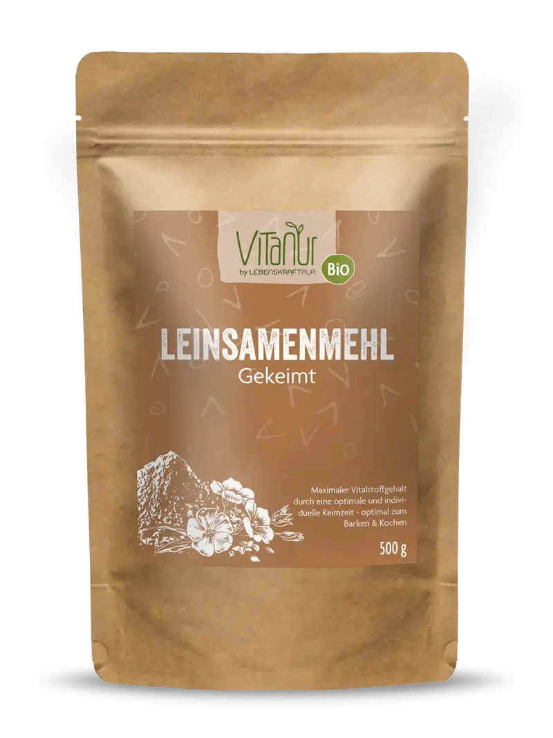 Bio Leinsamenmehl Gekeimt