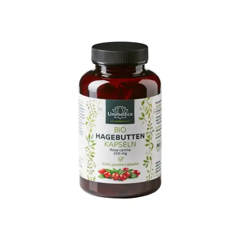 Bio Hagebutten - 650 mg - 150 Kapseln