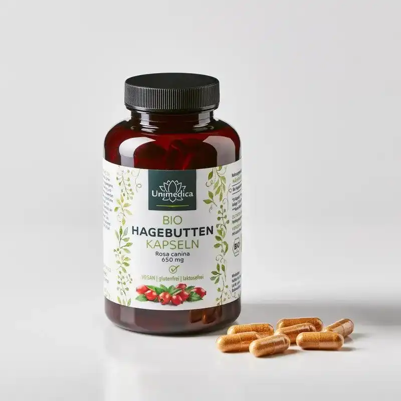 Bio Hagebutten - 650 mg - 150 Kapseln
