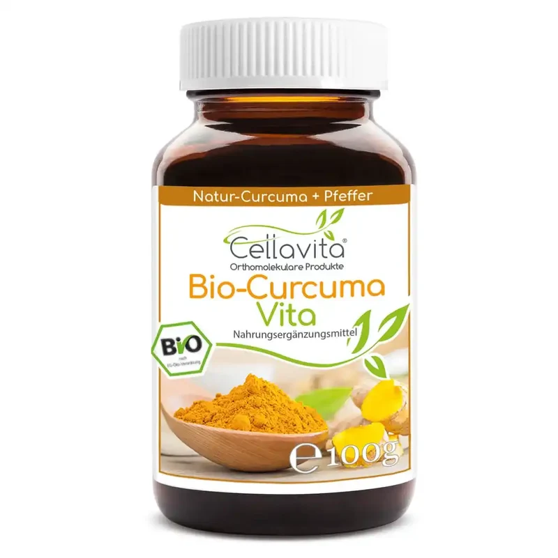 Bio-Curcuma - Pulver (mit schwarzem Pfeffer)