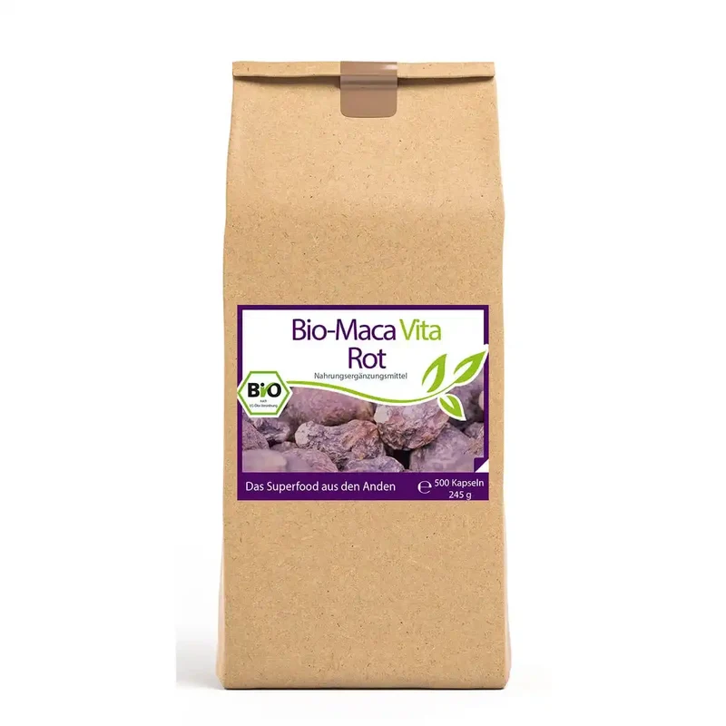 Bio-Maca Rot Kapseln (Vita)
