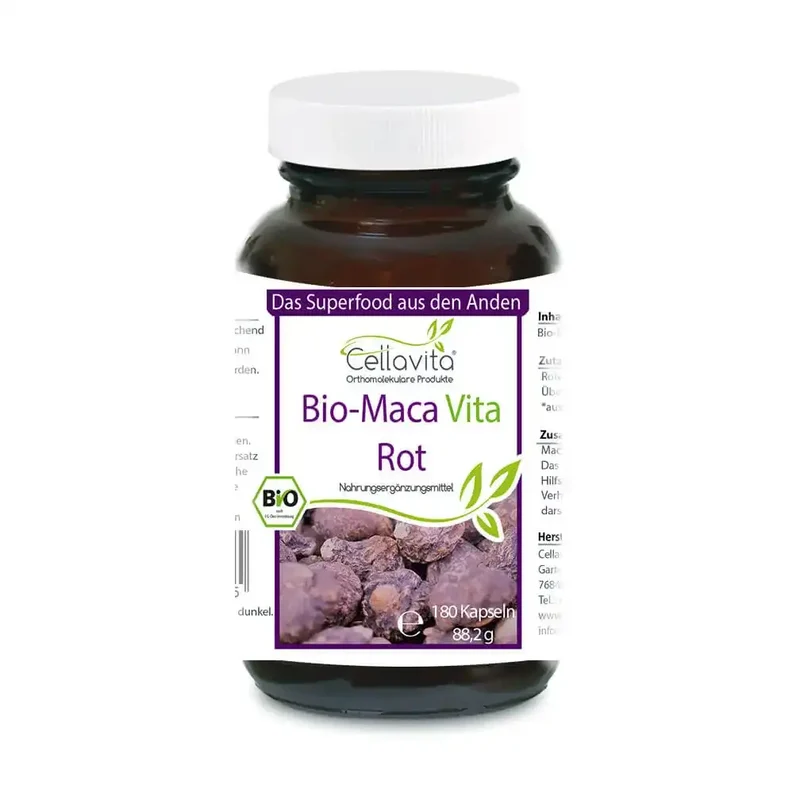 Bio-Maca Rot Kapseln (Vita)