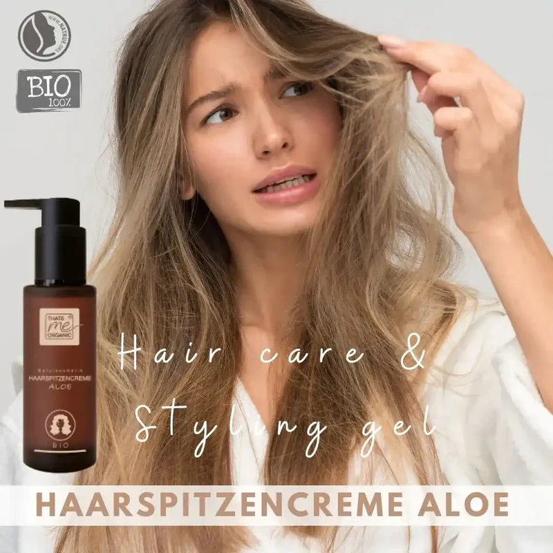 BIO-Haarspitzencreme Aloe 24/7 Haarfestiger, Pflege + Stylinggel 100ml