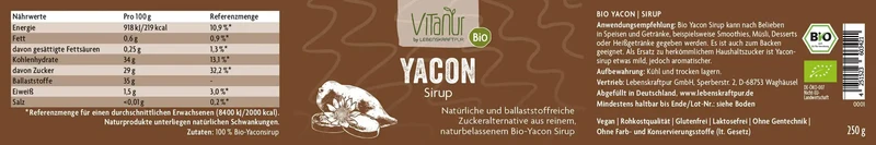 Bio Yacon Sirup