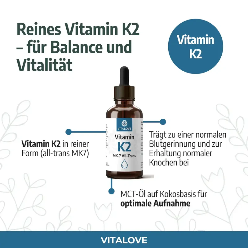 Vitamin K2 Tropfen (MK7 all-trans) – 50 ml